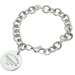 Tiffany & Co. Vintage 💯% Auth Return to Tiffany Round Charm Bracelet w/Box ✨EUC
